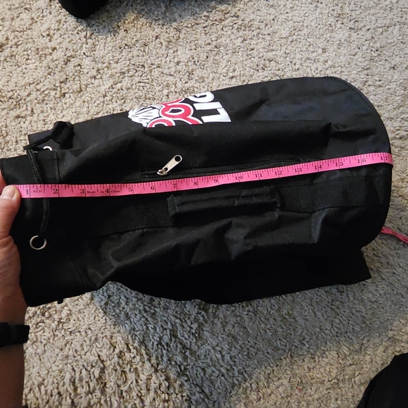 Coors Light Logo Black Red White Sling Backpack - Picture 5 of 8